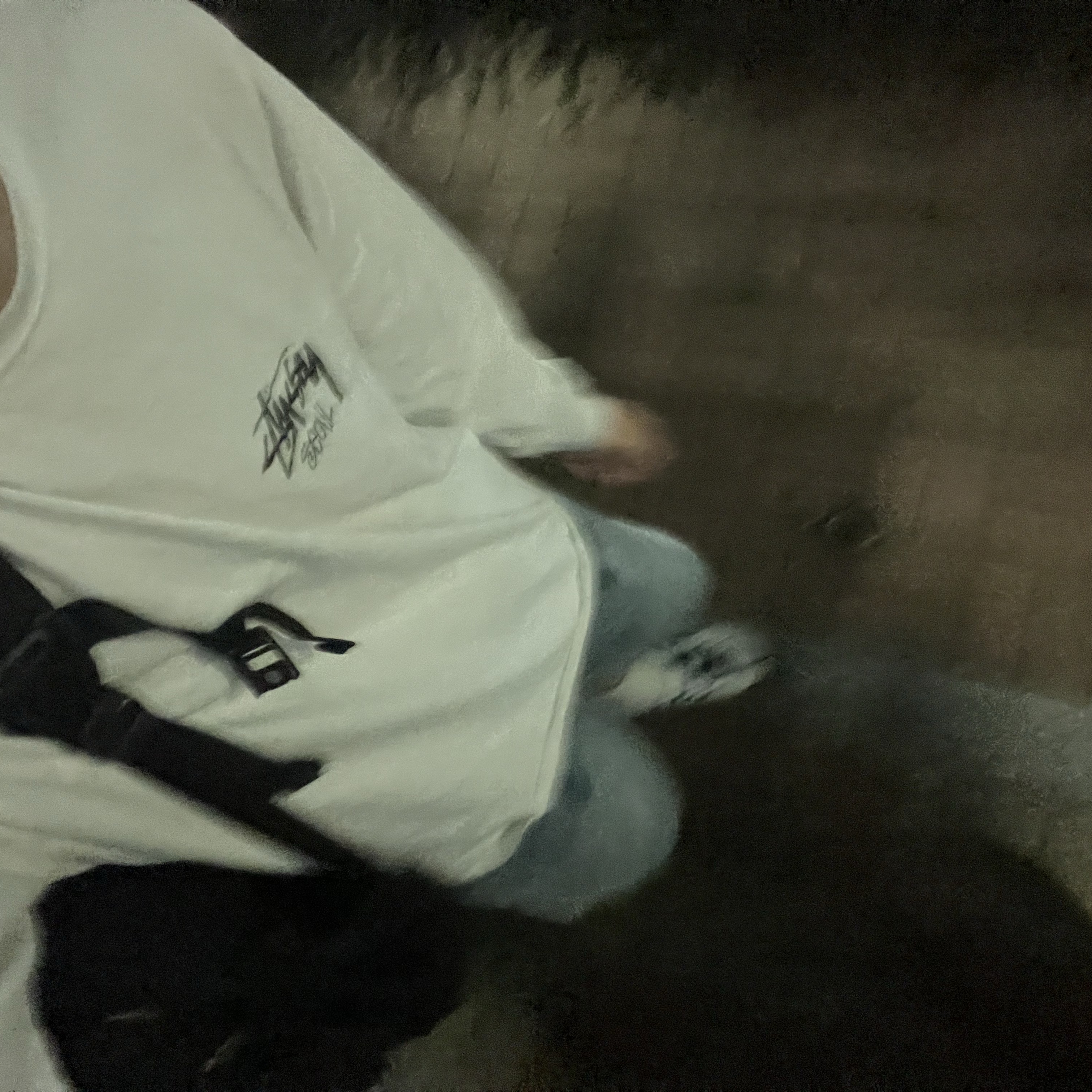 Adidas Adilette Clog White Black, Stussy Stock Seoul LS T-Shirt White 2023 착용 스타일