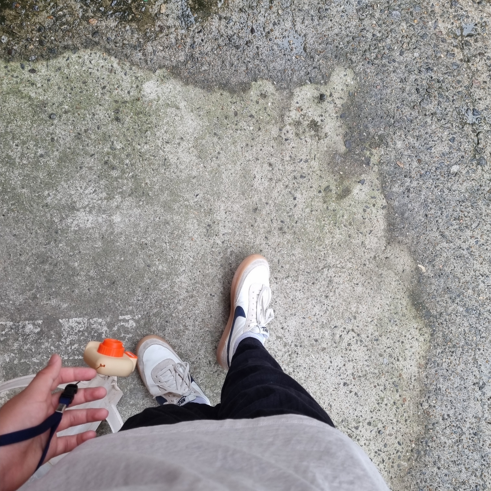 Nike x J.Crew Killshot 2 Sail Midnight Navy 착용 스타일