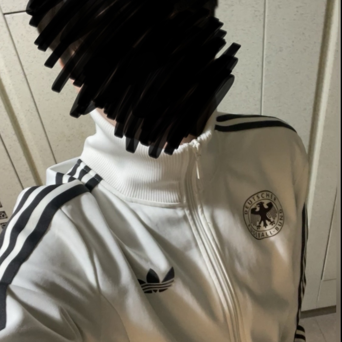 Adidas German Beckenbauer Track Top Off White - KR Sizing 착용 스타일