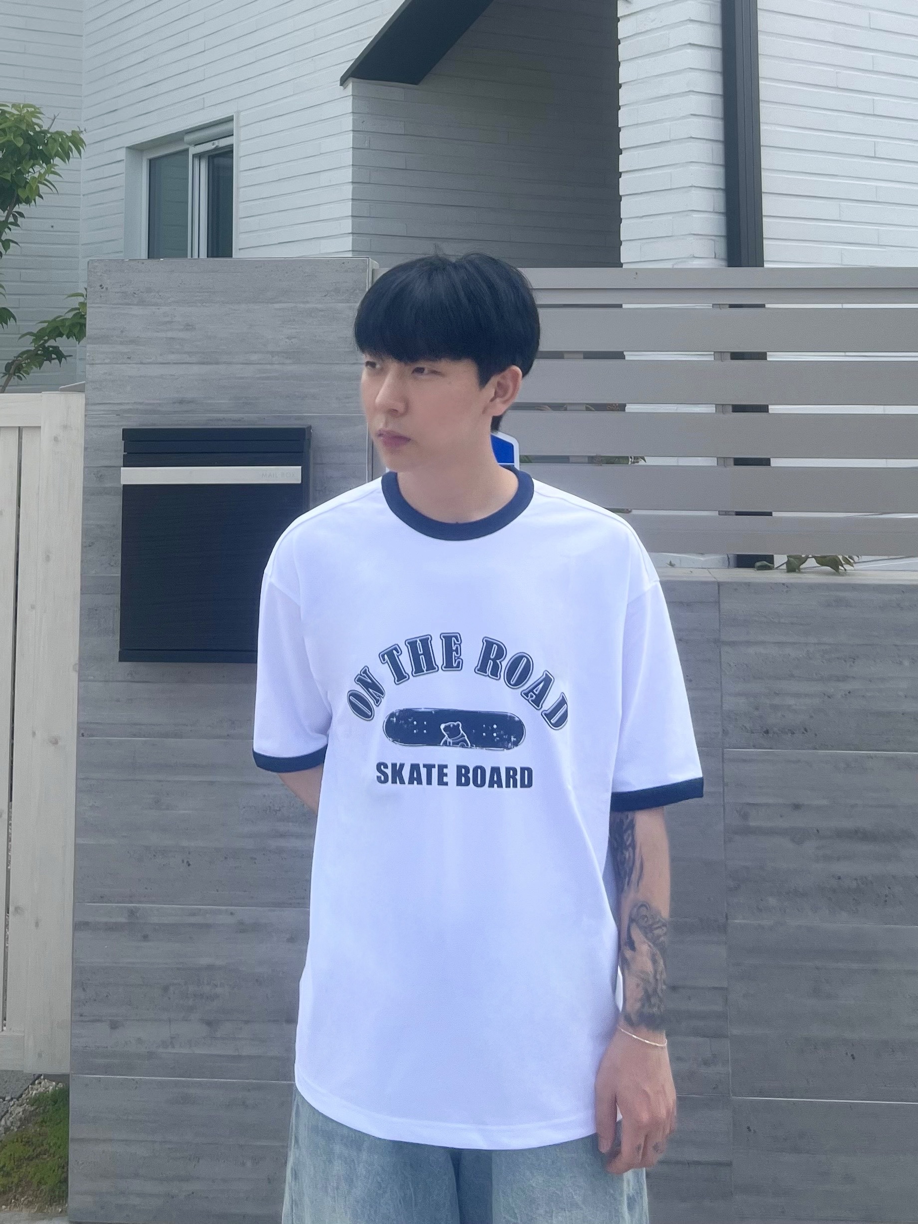 (W) Jordan 1 Low White Wolf Grey 착용 스타일 - 4