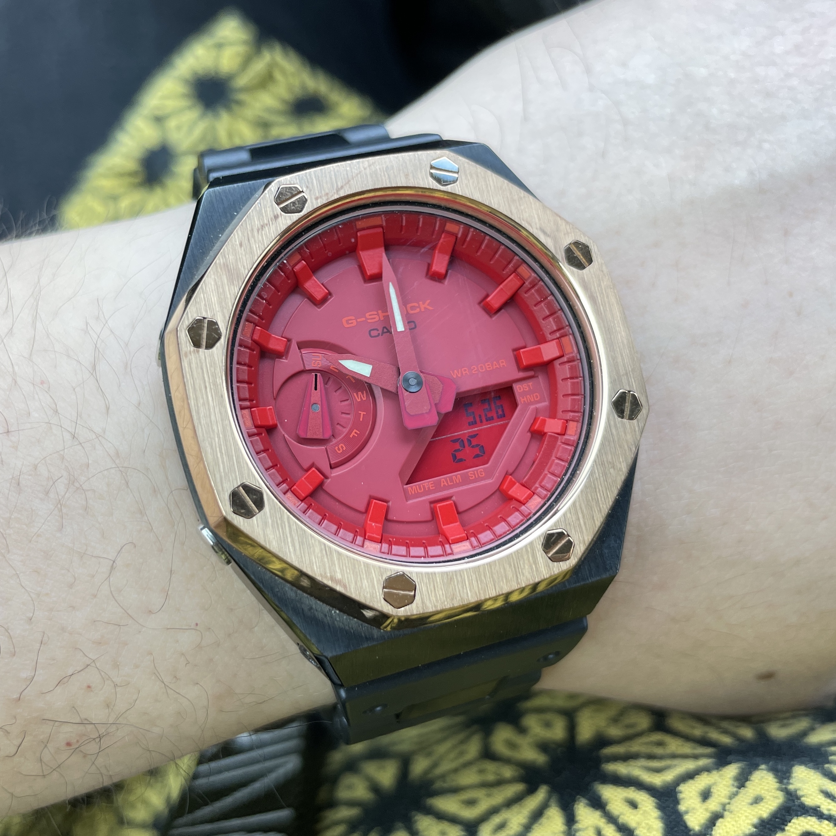 Casio G-Shock GA-2100-1A1, Casio G-Shock GA-B2100-1A1 착용 스타일
