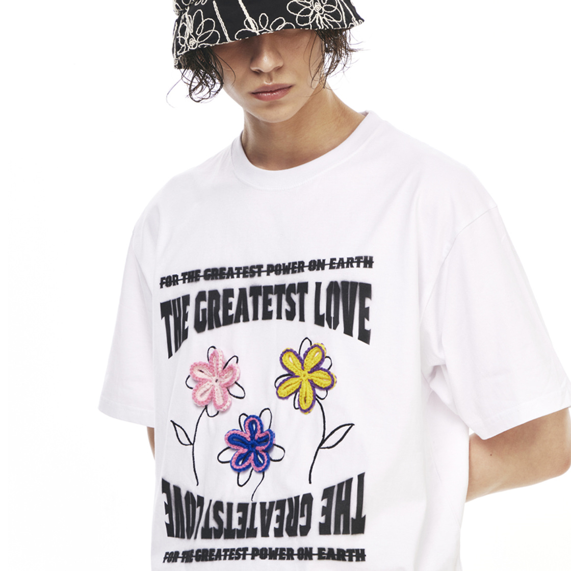 더그레이티스트 플라워 패치 티 화이트(The Greatest Flower Patch Tee White) - 2