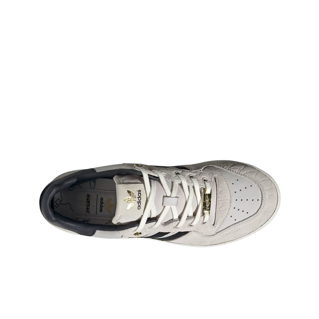 아디다스 x 네이드샷 라이벌리 로우 초크 펄 코어 블랙(Adidas x Nadeshot Rivalry Low Chalk Pearl Core Black) - 2