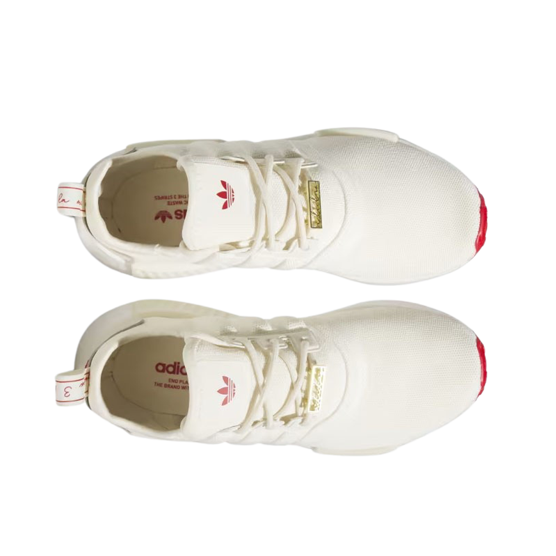 (W) 아디다스 NMD S1 크림 화이트 배러 스칼렛((W) Adidas NMD S1 Cream White Better Scarlet) - 2