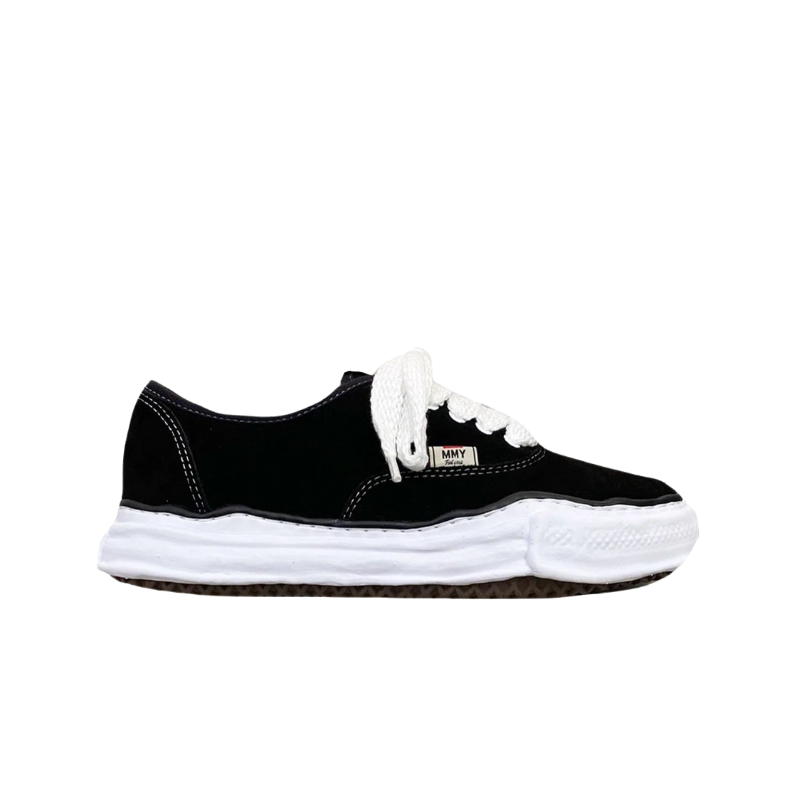메종 미하라 야스히로 베이커 OG 솔 스웨이드 로우탑 스니커즈 블랙(Maison Mihara Yasuhiro Baker OG Sole Suede Low Top Sneakers Black)