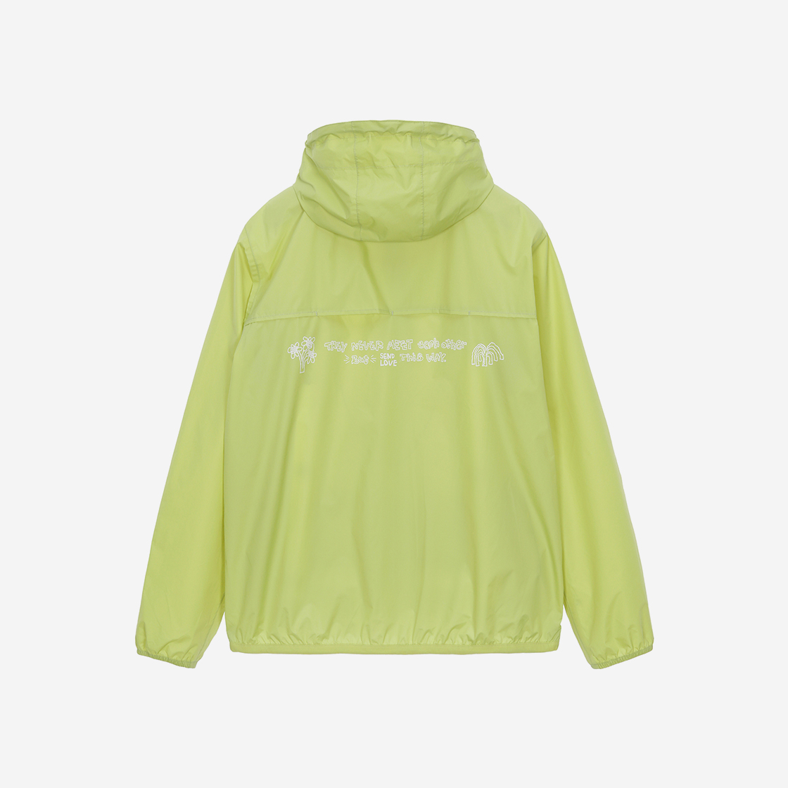 까웨 x 차인철 르브레 자켓 라임(K-Way x Chainchul Le Vrai Jacket Lime) - 2