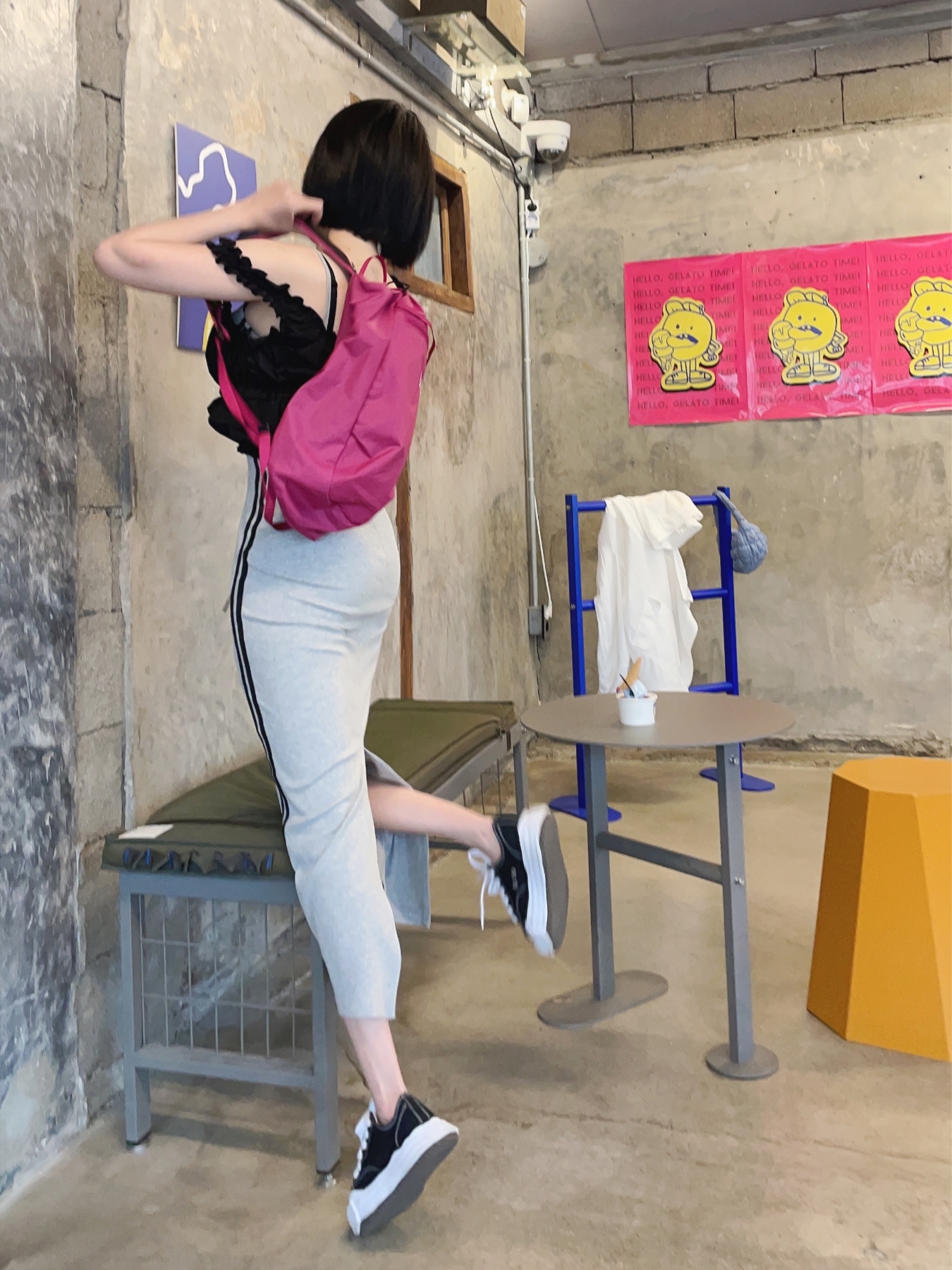 Maison Mihara Yasuhiro Peterson OG Sole Canvas Low Sneakers Black, Arc'teryx Heliad 10 Backpack Synth 착용 스타일 - 4