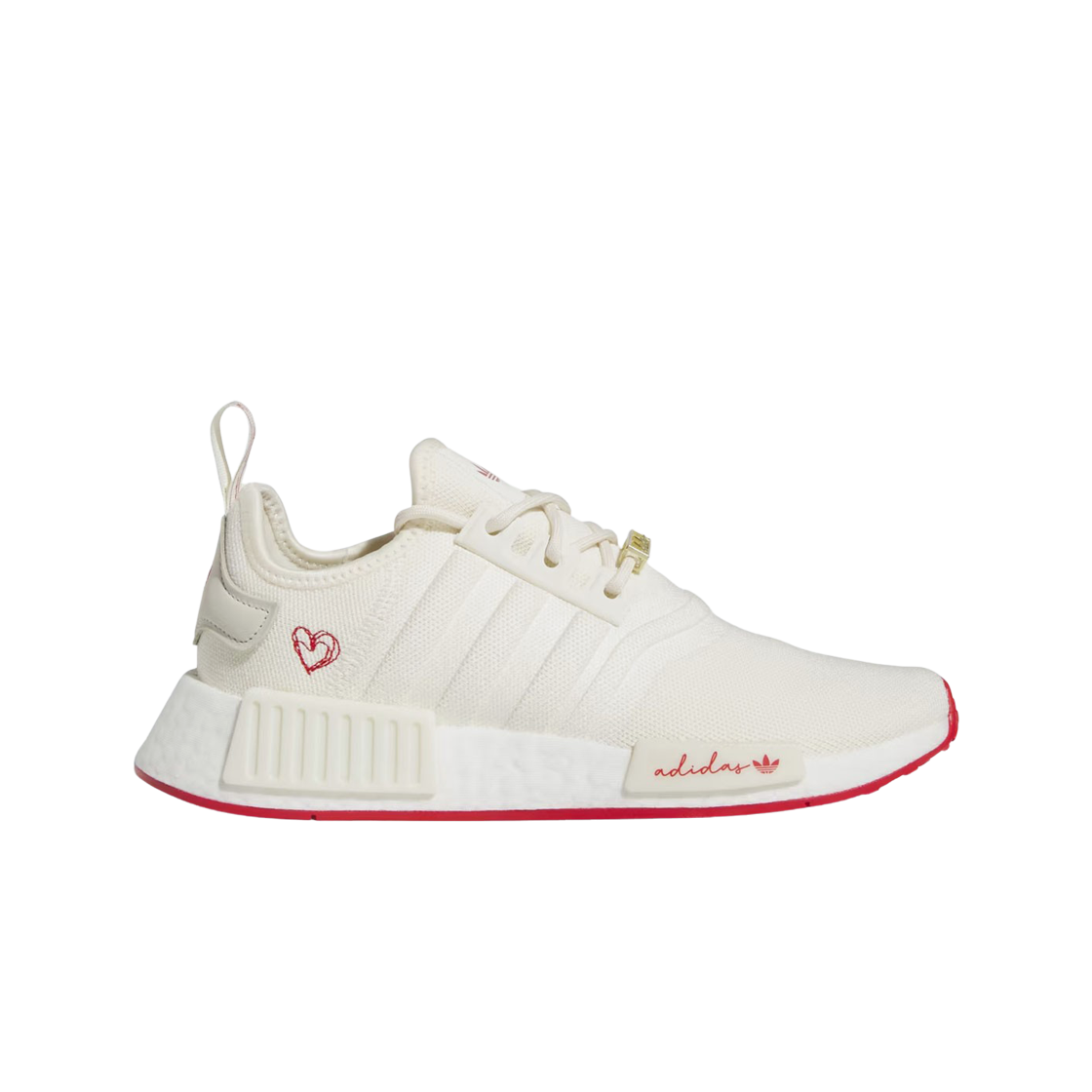 (W) 아디다스 NMD S1 크림 화이트 배러 스칼렛((W) Adidas NMD S1 Cream White Better Scarlet) - 1