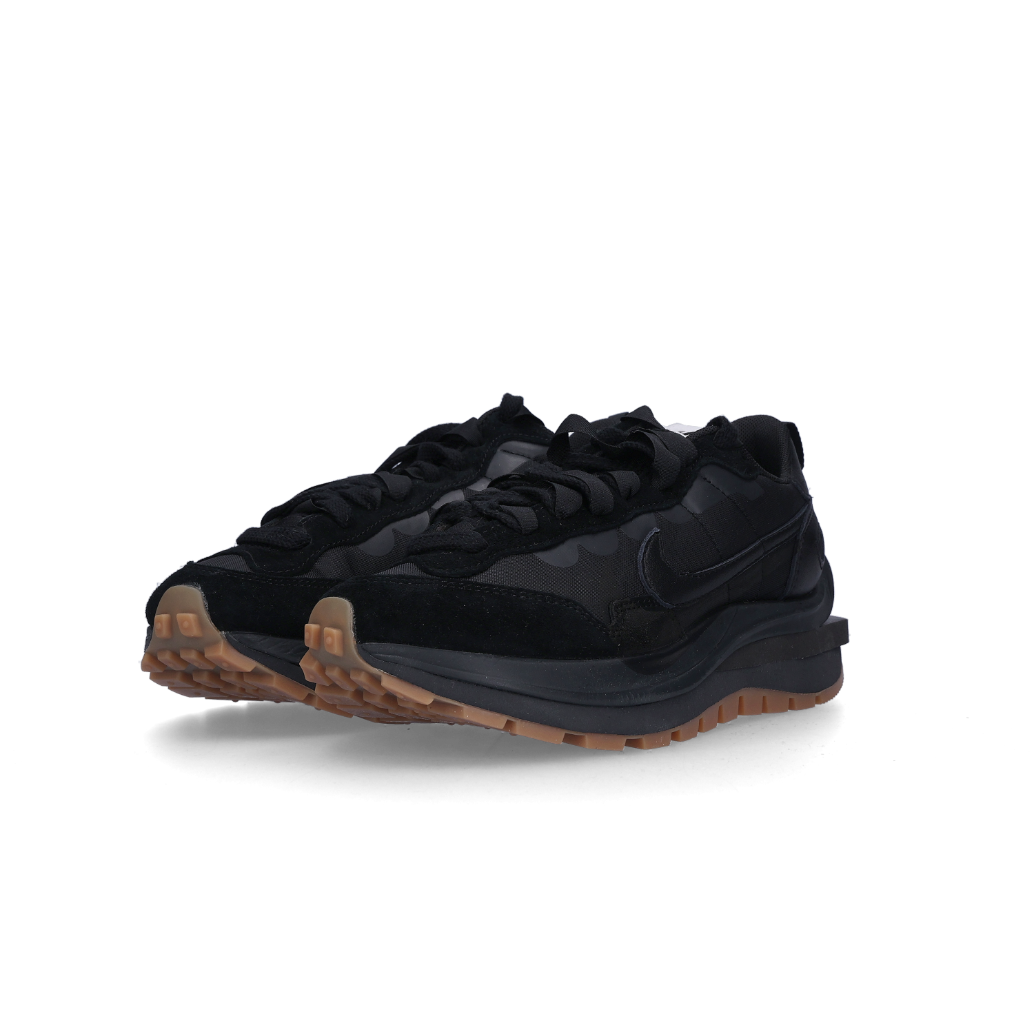 Nike x Sacai VaporWaffle Black and Gum