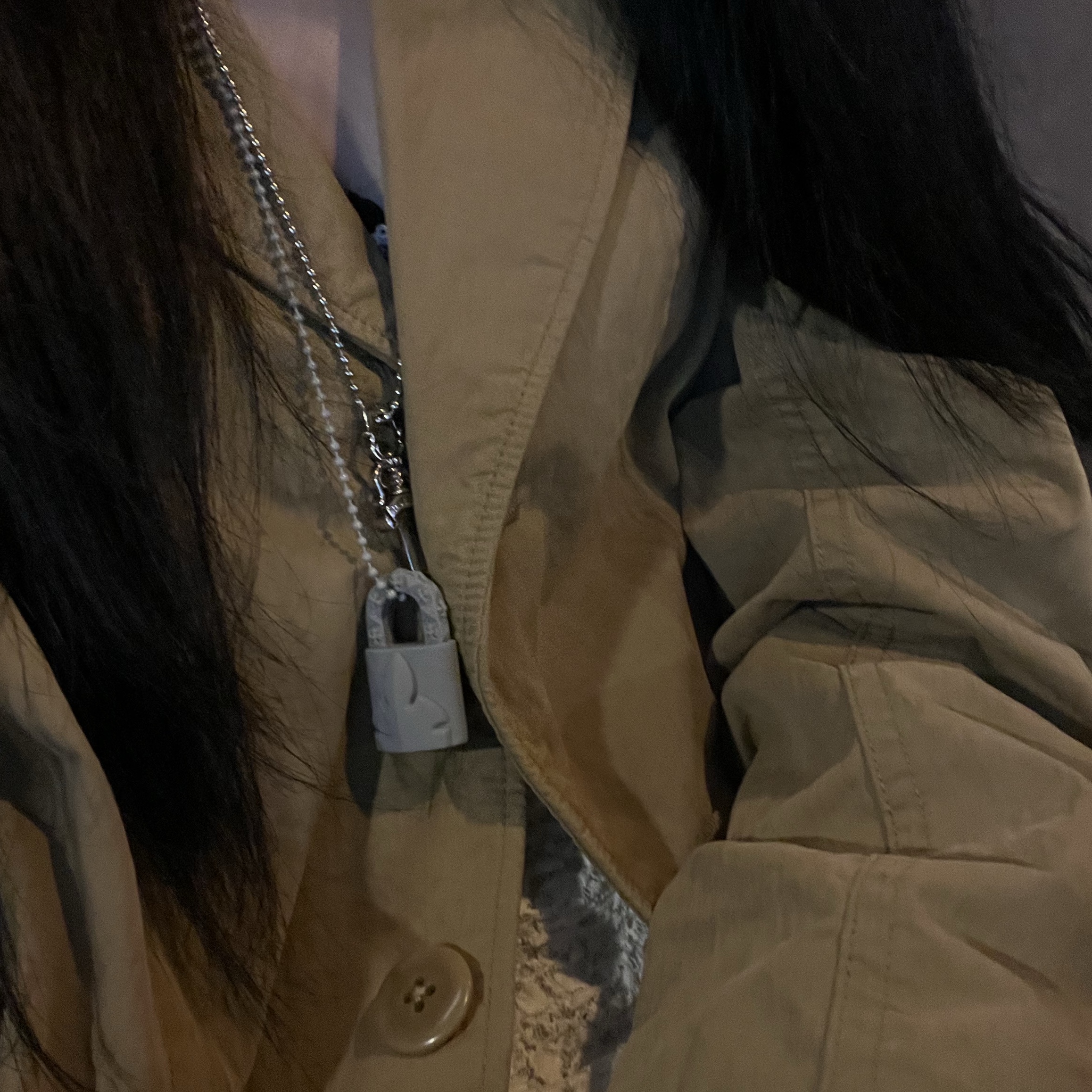 Kapital Ripstop Hospital Jacket Beige 착용 스타일