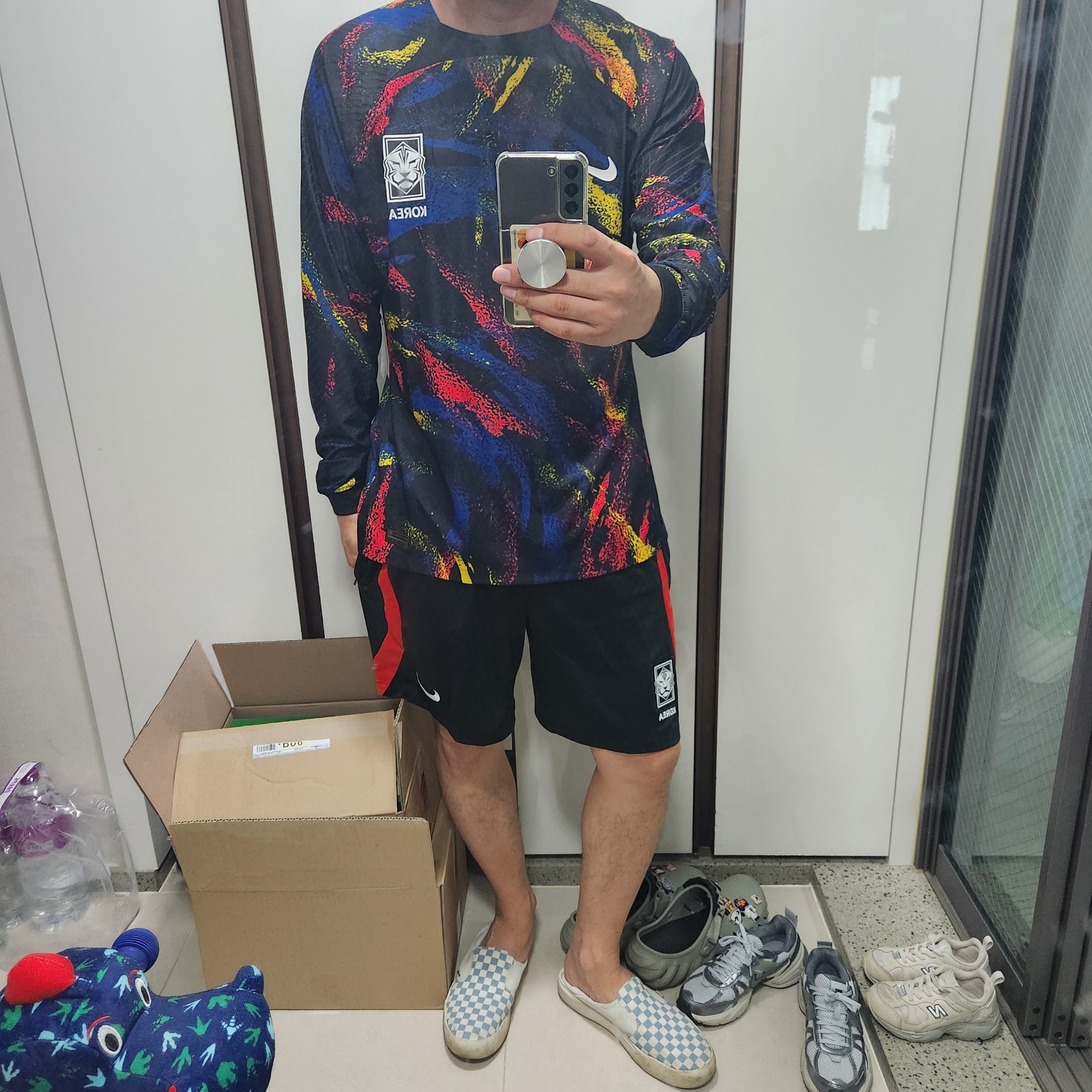 Nike Korea Dri-Fit Stadium Away LS Jersey Black - Asia (Non Marking Ver.) 착용 스타일