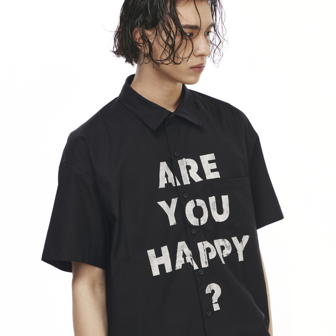 더그레이티스트 해피 셔츠 블랙(The Greatest Happy Shirt Black) - 2