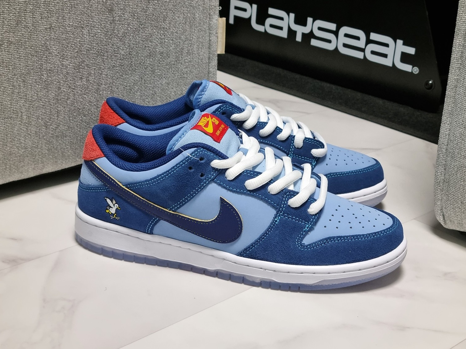 Nike x Why So Sad? SB Dunk Low Pro Coastal Blue 착용 스타일 - 2