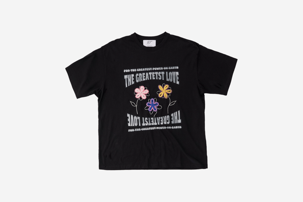 더그레이티스트 플라워 패치 티 블랙 | THE GREATEST | KREAM The Greatest Flower Patch Tee Black