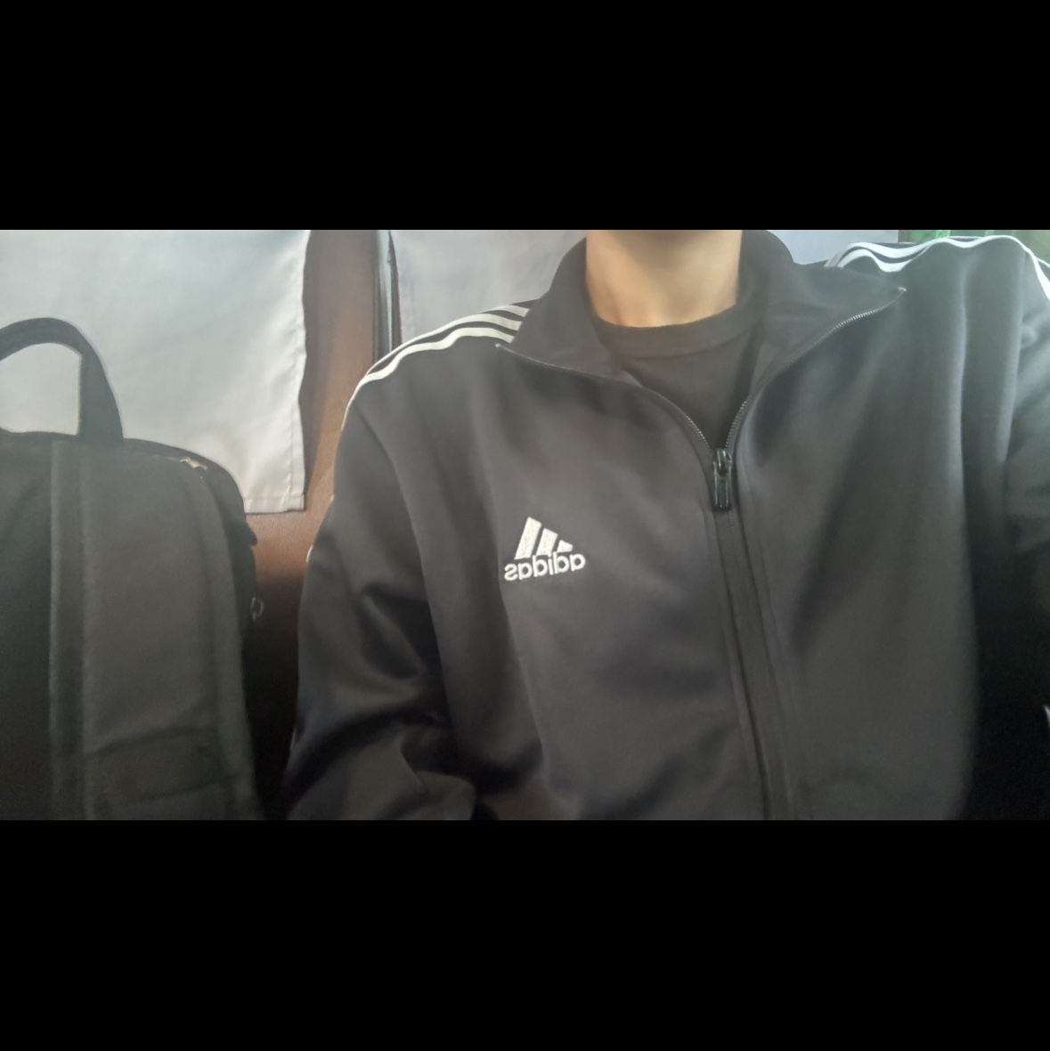 Adidas 3S Regular Fit Double Knit Track Top Black White - KR Sizing, Adidas Samba OG Cloud White 착용 스타일 - 2