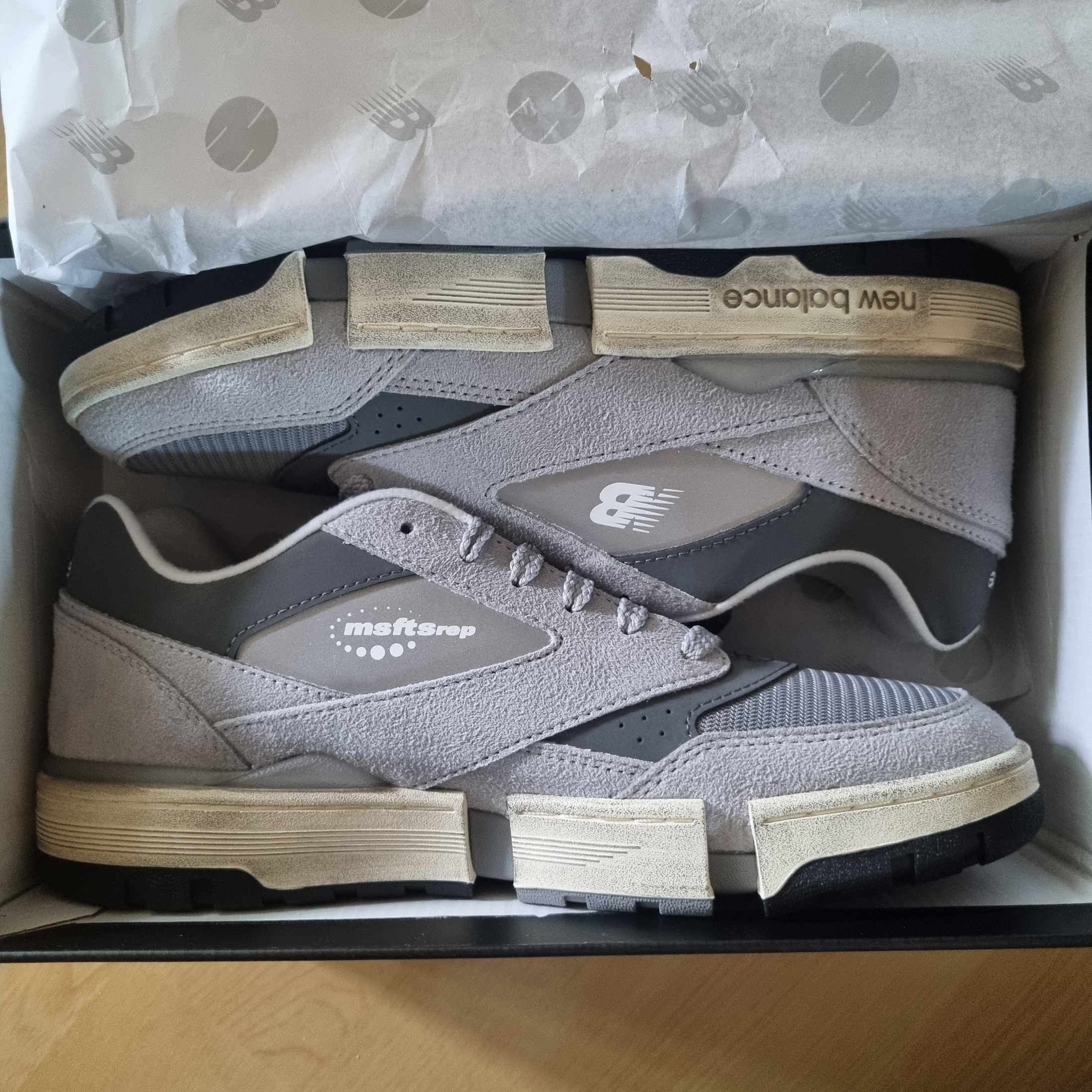 New Balance x Jaden Smith MSFTSrep 0.01 Grey 착용 스타일