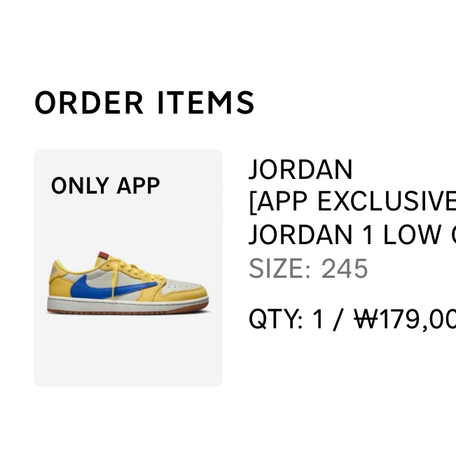 (W) Jordan 1 x Travis Scott Retro Low OG SP Canary 착용 스타일 - 2