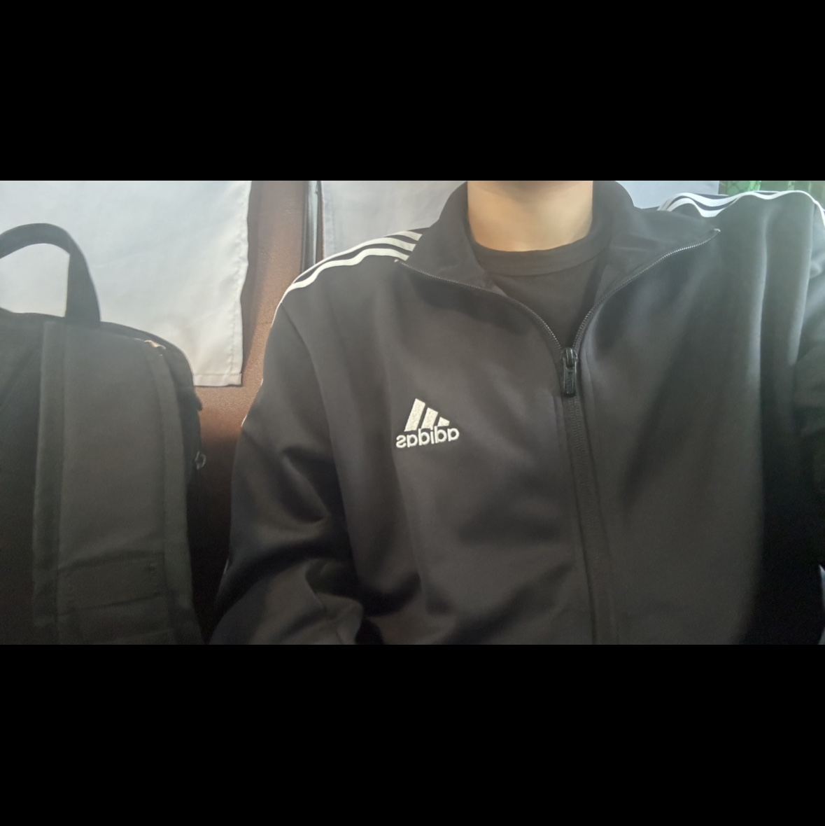 Adidas 3S Regular Fit Double Knit Track Top Black White - KR Sizing, Adidas Samba OG Cloud White 착용 스타일 - 1