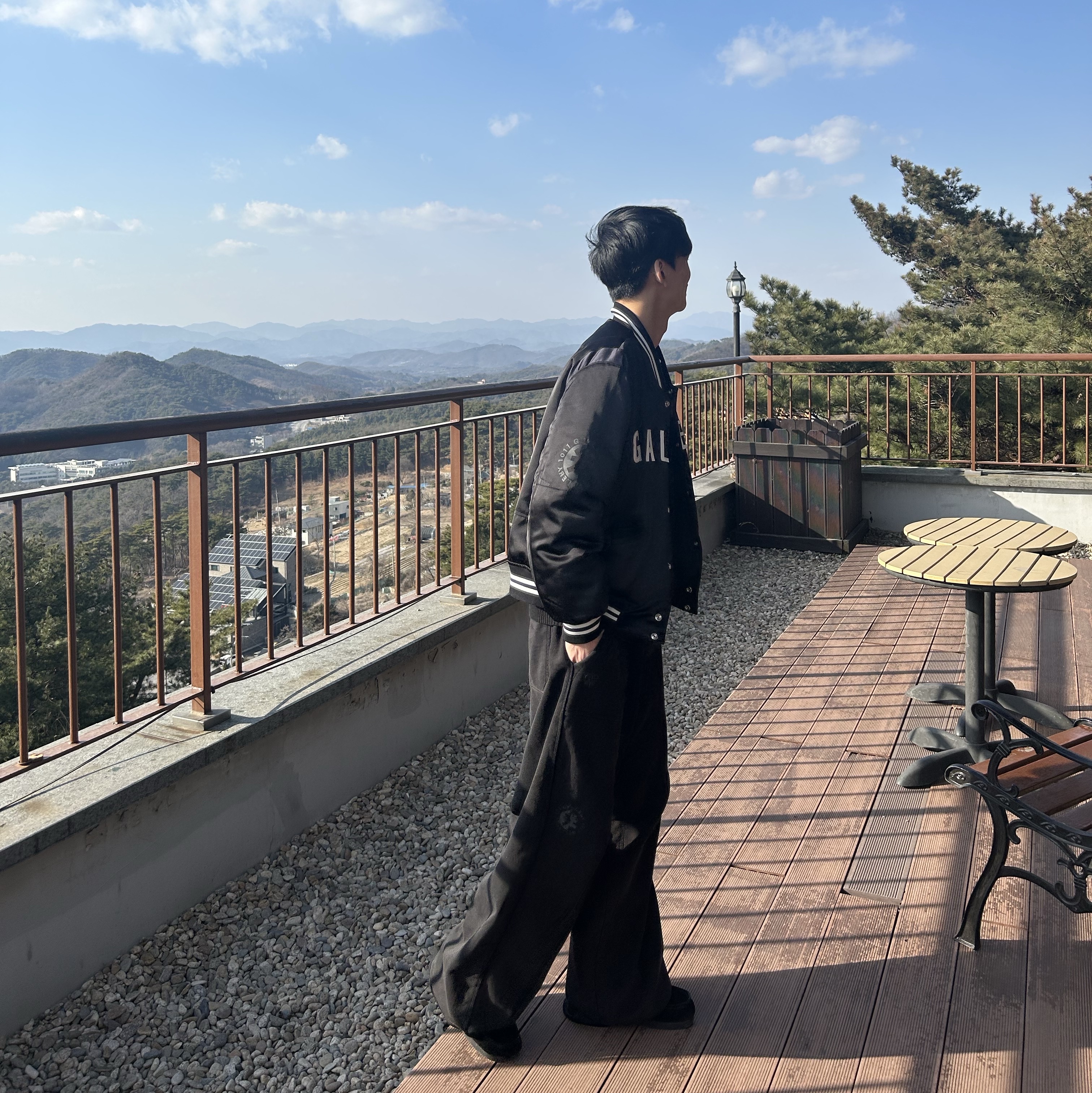 Polyteru 1011 Fatigue Sweatpants 1.2v Bleached Black, Polyteru Human Index Index Sweatpants Gray 착용 스타일 - 1