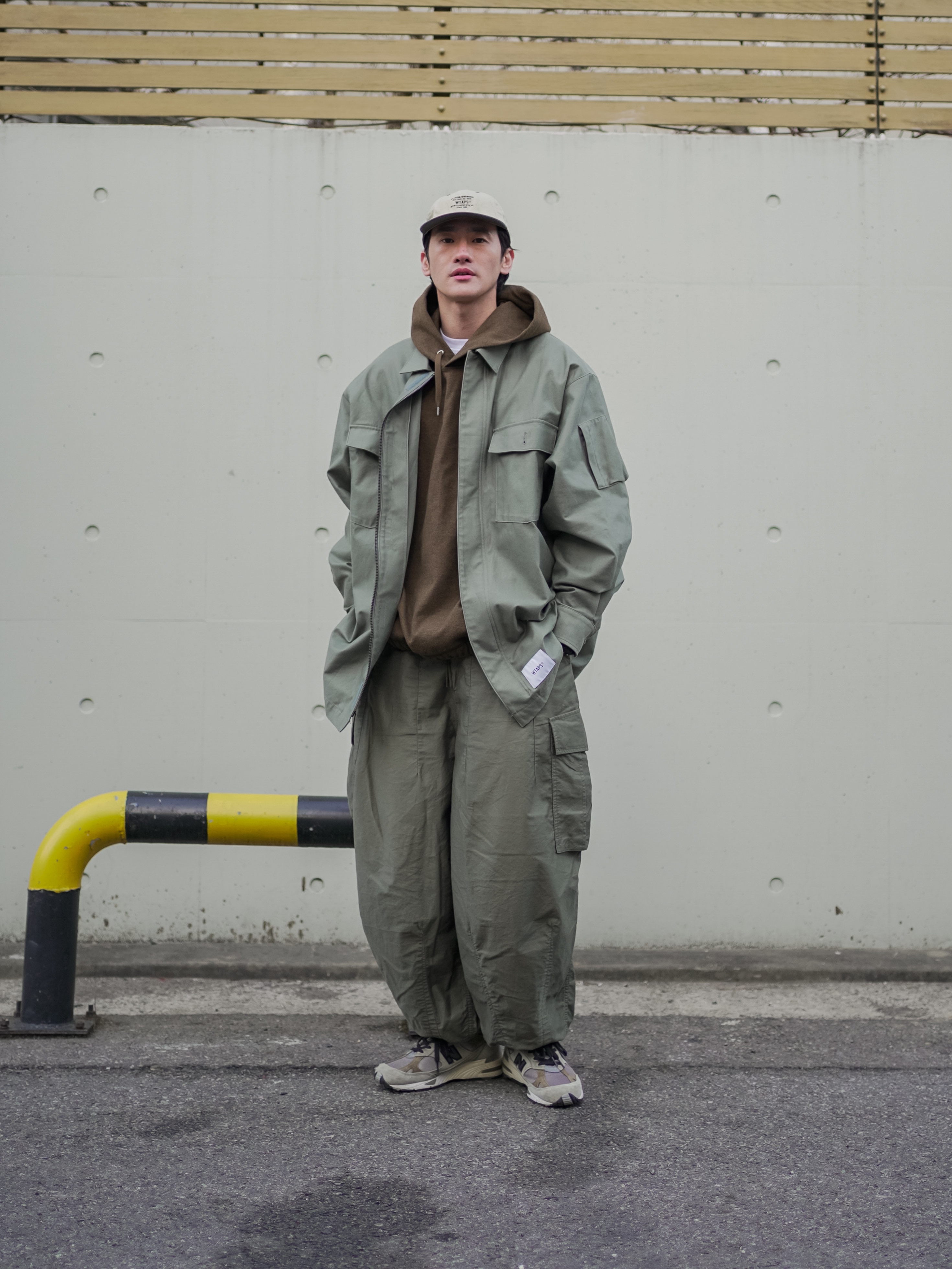 (W) New Balance x JJJJound 991 Made in UK Grey, New Balance x JJJJound 991 Made in UK Grey 착용 스타일 - 2