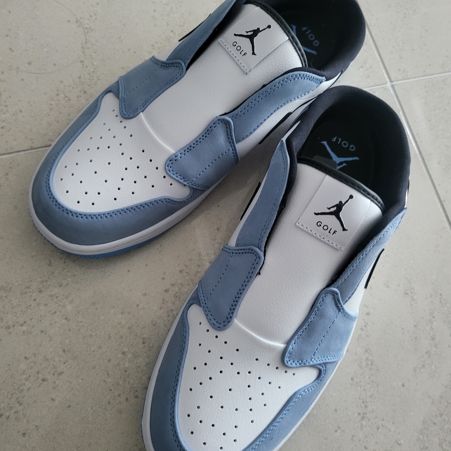 Jordan Golf Mule University Blue 착용 스타일