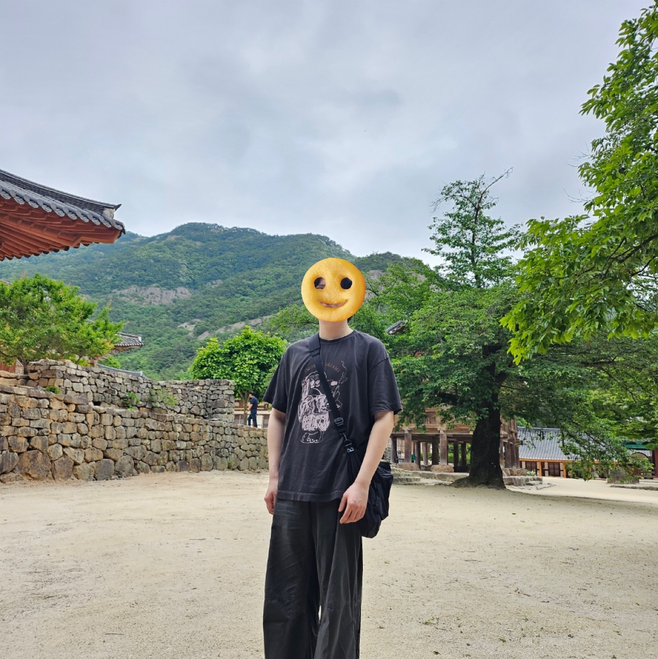 Polyteru Human Index Index Cargo Pants Black 착용 스타일 - 1
