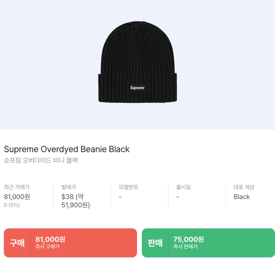 Supreme Overdyed Beanie Black, Palace Tri-Ferg Patch Beanie Black - 23FW 착용 스타일 - 3