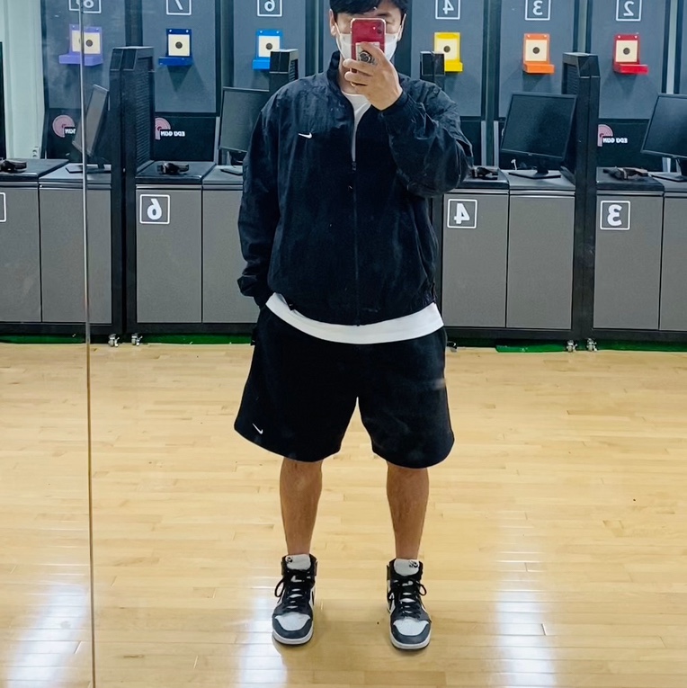 Nike NRG Solo Swoosh Woven Track Jacket Black - Asia 착용 스타일