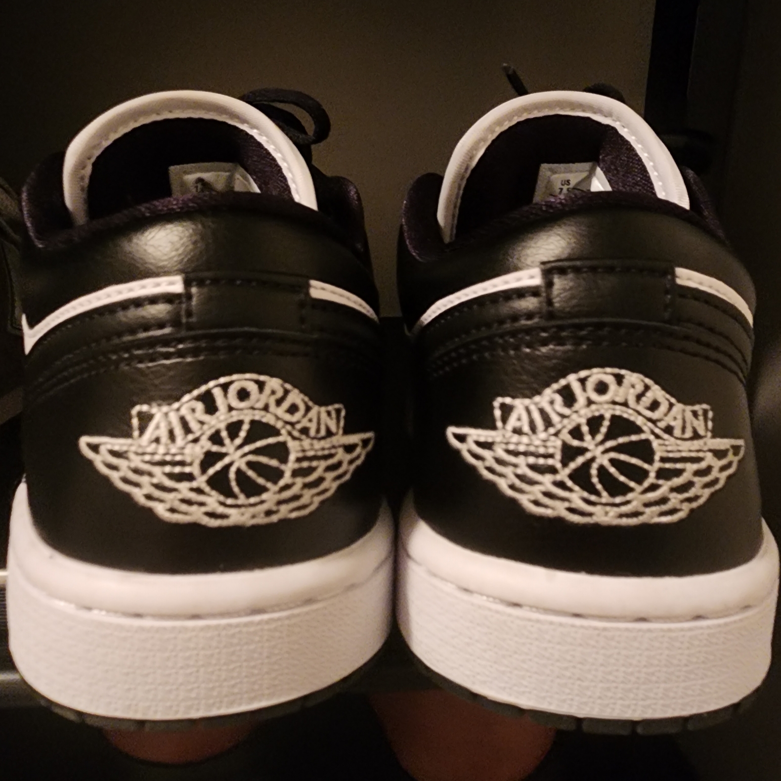 (W) Jordan 1 Low Black and White 착용 스타일 - 2