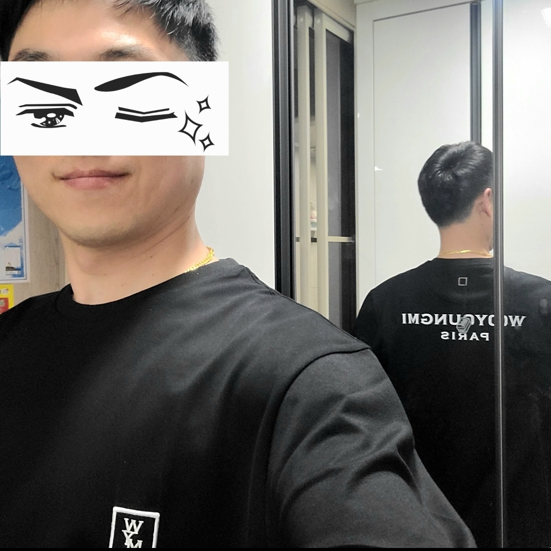 Wooyoungmi Cotton Back Logo T-Shirt Black - 24SS 착용 스타일