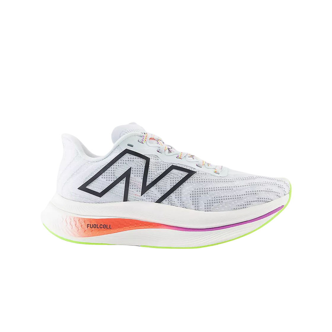 MRCXLG3 New Balance Fuelcell Supercomp Trainer v2 Ice Blue Neon Dragon Fly - 2E Wide