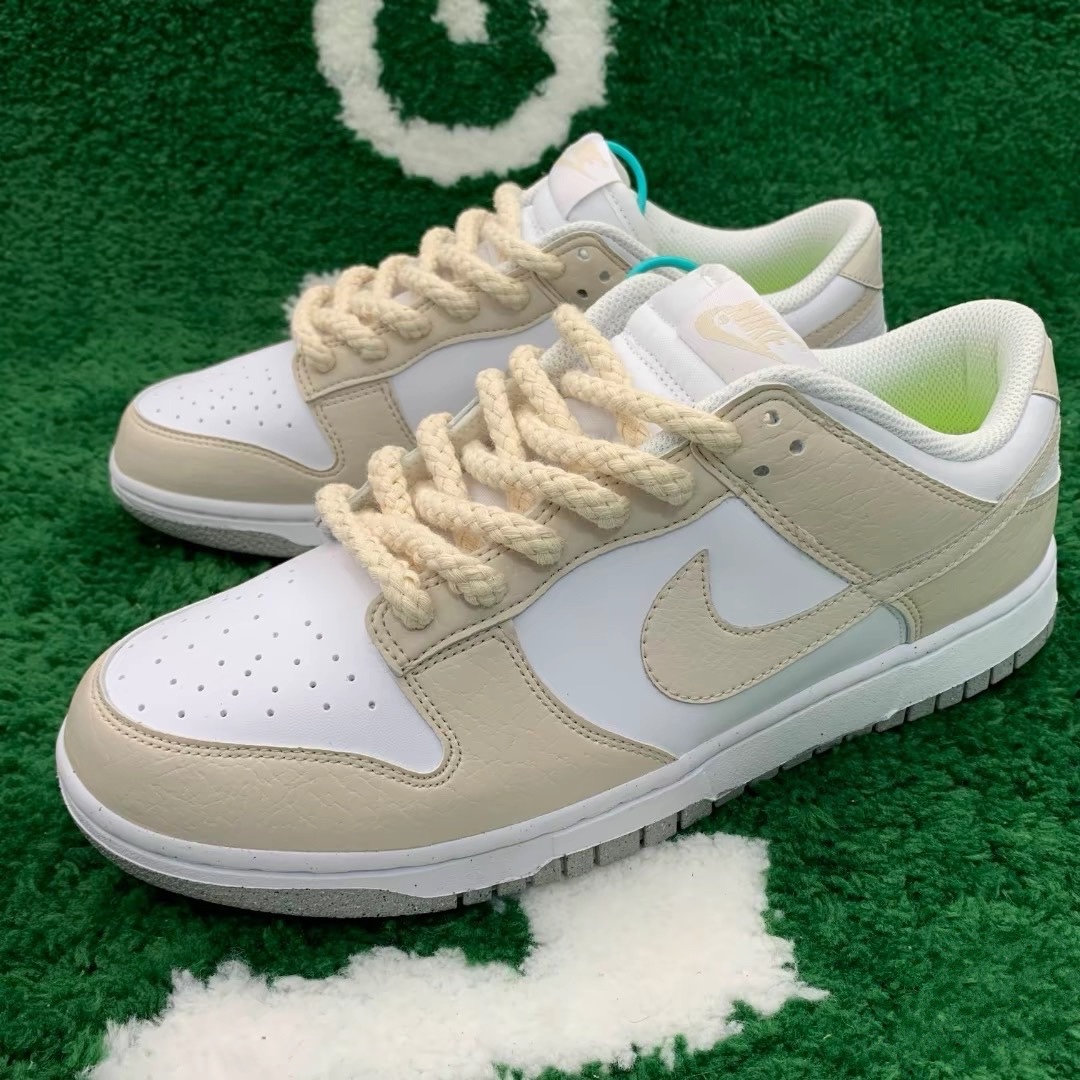 (W) Nike Dunk Low Next Nature Light Orewood Brown 착용 스타일 - 2