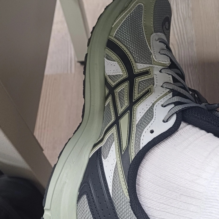 Asics Jog 100 S Sheet Rock - 2E Wide 착용 스타일