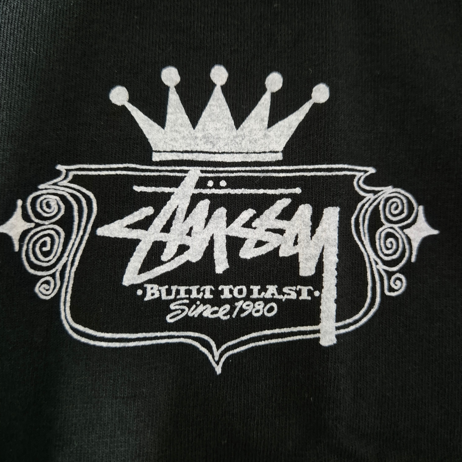 Stussy Built To Last Pigment Dyed T-Shirt Black, Polyteru Human Index Human Jumbo 1/2 T-Shirt Gray 착용 스타일 - 2