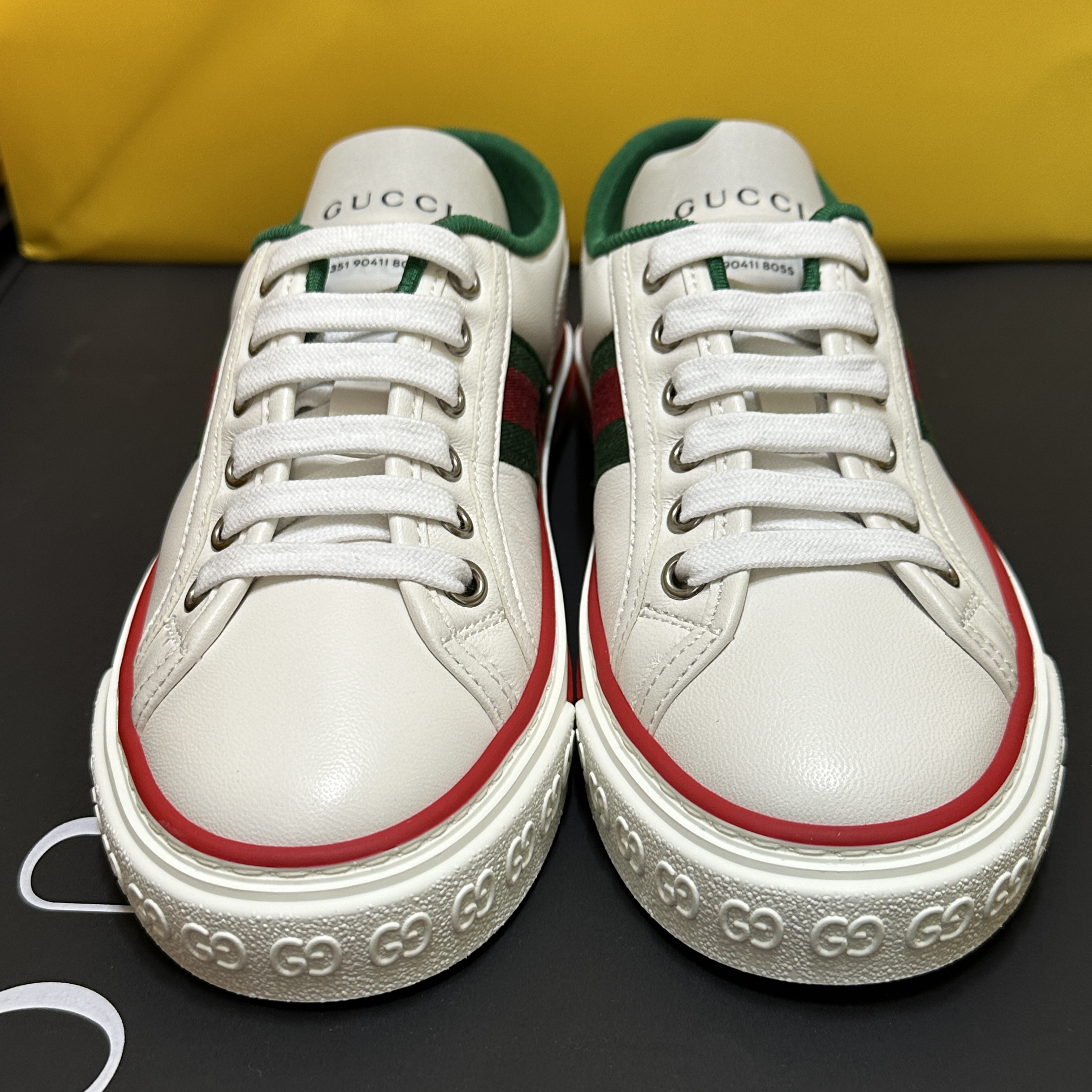 (W) Gucci Tennis 1977 Sneakers White 착용 스타일 - 1