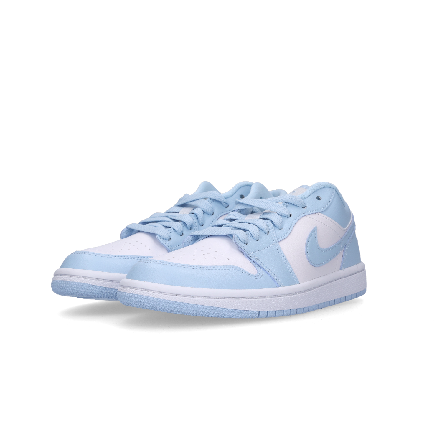 (W) Jordan 1 Low White Ice Blue