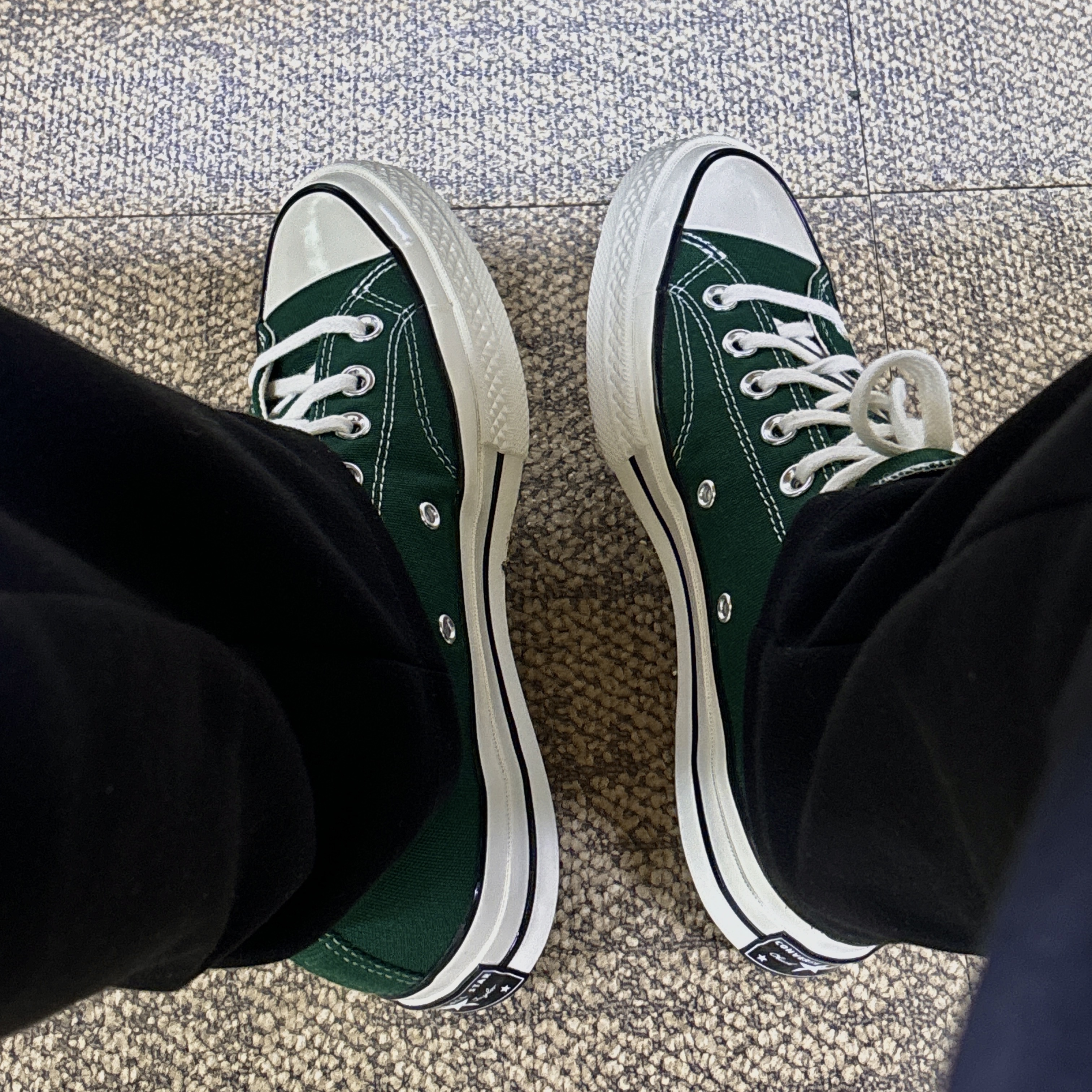 Converse Chuck 70 Ox Midnight Clover 착용 스타일