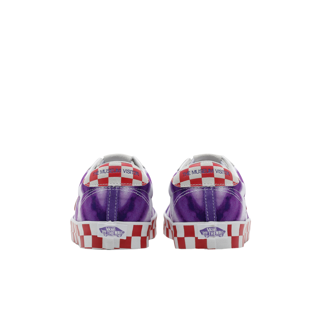 Purple & white vans clearance