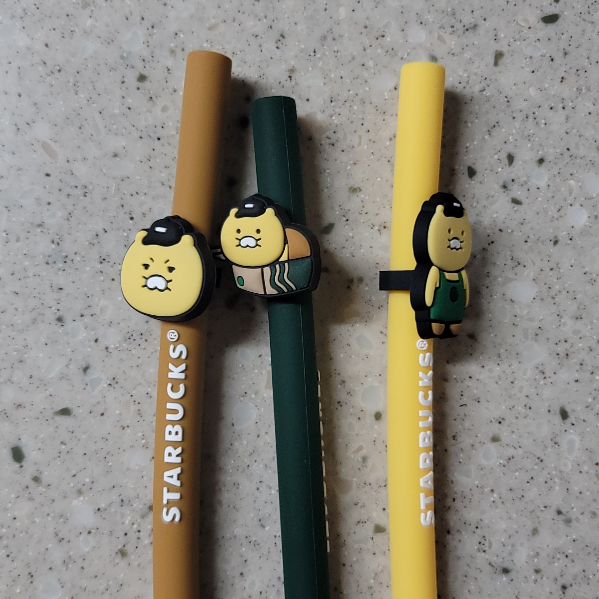 Starbucks Barista Choonsik Straw (Set of 3) 착용 스타일