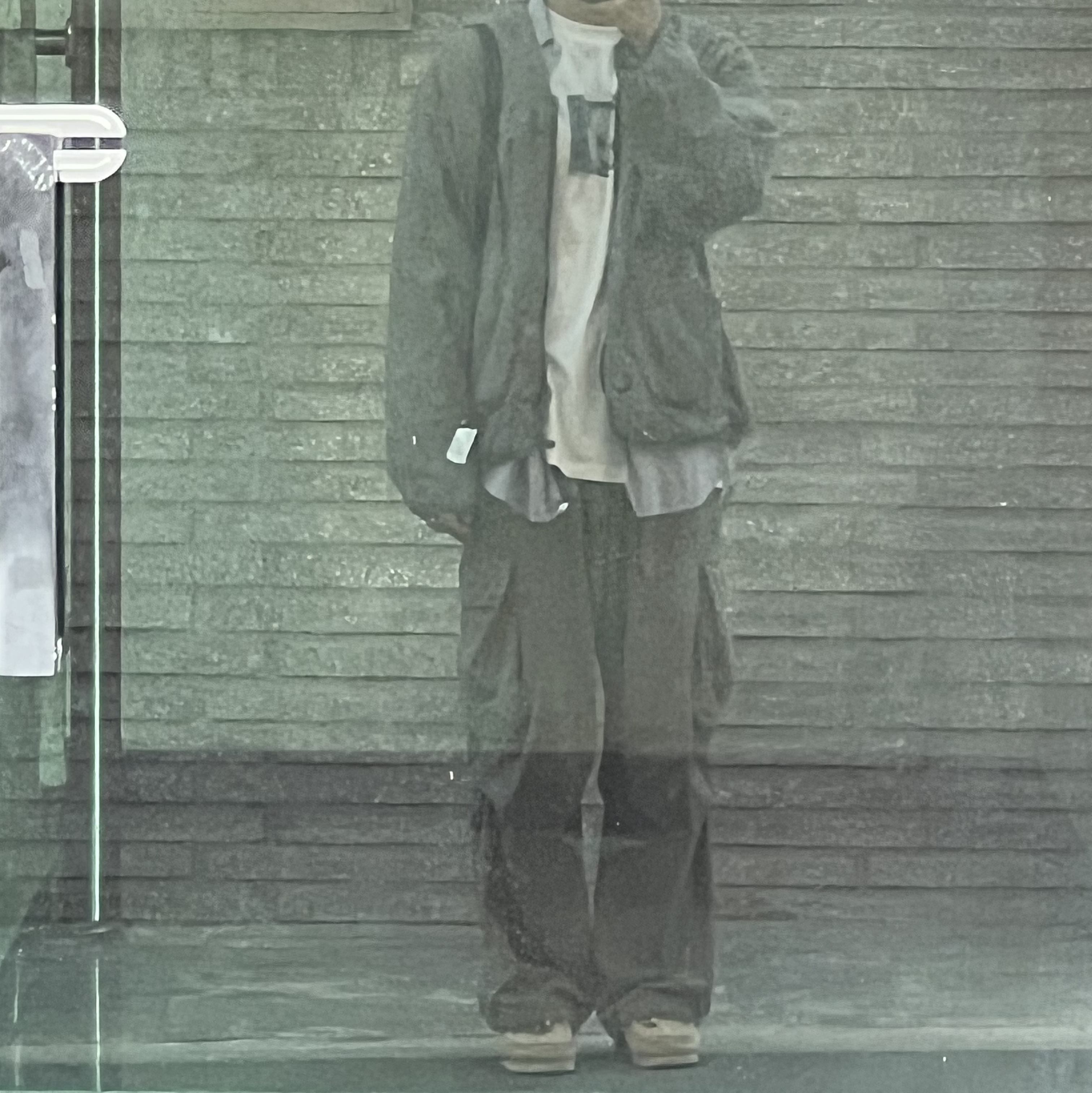 Polyteru Calf Bag Black Lambskin, Polyteru x HANK Wallabee Shoes Beige - 24SS 착용 스타일