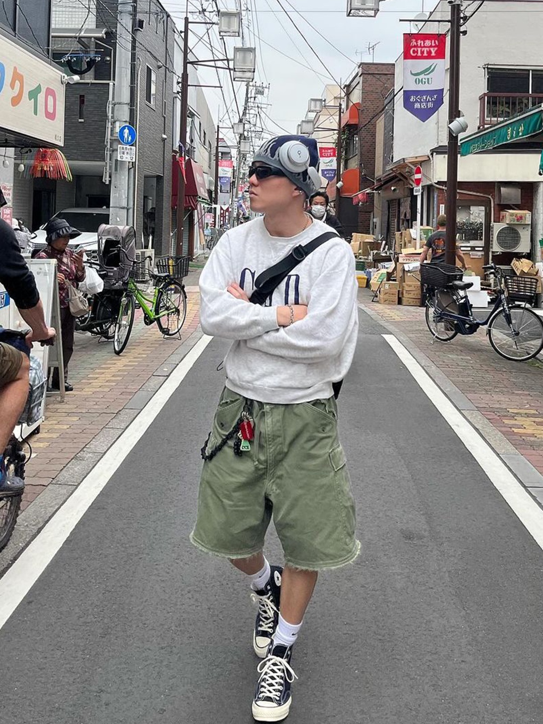 True Religion Mil Grenade Pants Khaki, Nike ACG Smith Summit Cargo Pants Cargo Khaki - US/EU 착용 스타일 - 5