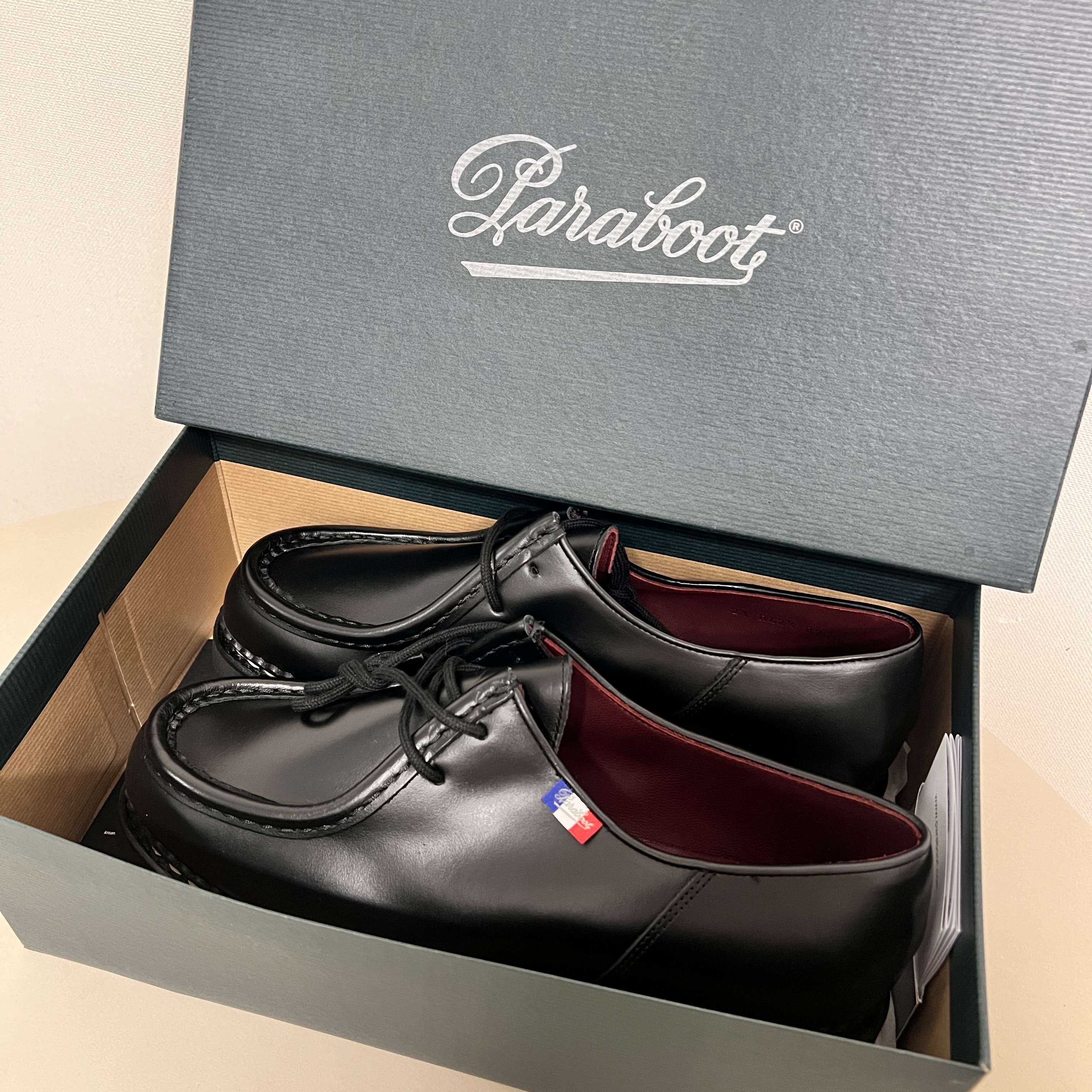 Paraboot Michael Bbr Lisse Black 착용 스타일