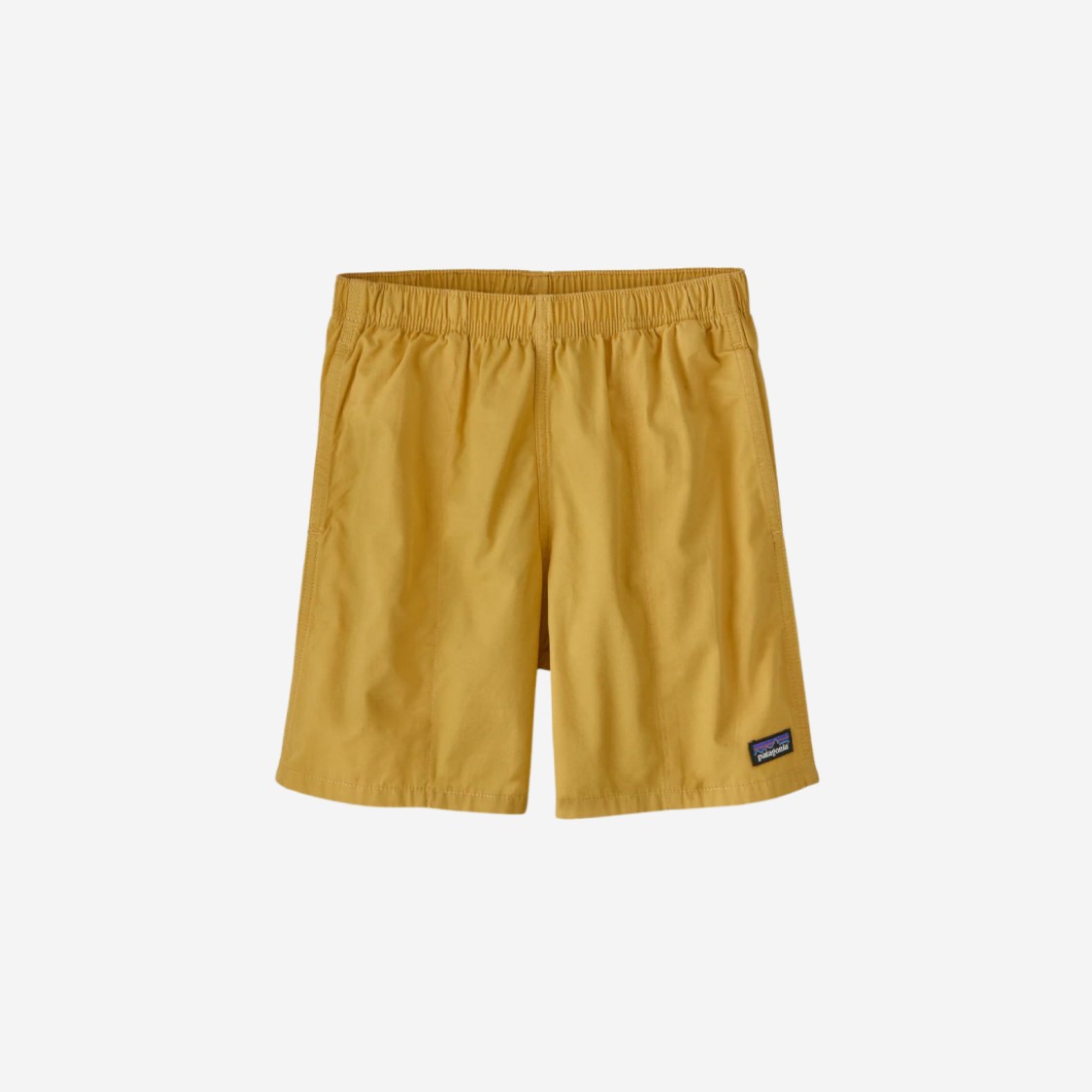 (Kids) Patagonia Funhoggers Cotton Shorts Surfboard Yellow 상세 이미지 1