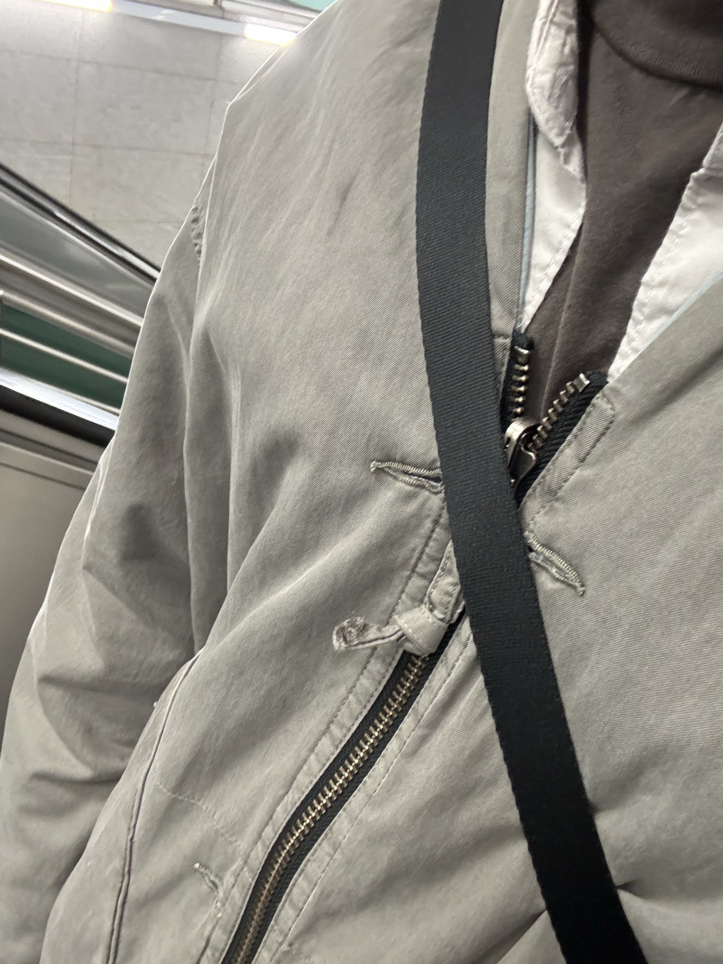 Polyteru Tenco Loosed Shirt 2.0 Washed Gray, [프리오더] Polyteru Wallabee Shoes Plain Black 착용 스타일 - 2