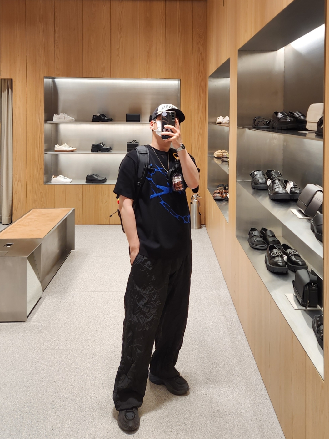 Reebok Premier Road Modern Black 착용 스타일