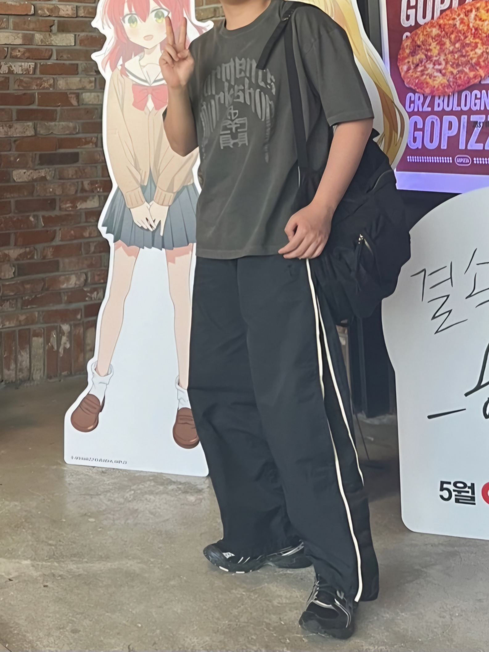 Polyteru 1011 Nylon Track Pants Dark Navy, Polyteru Used Backpack 2PK Black 착용 스타일