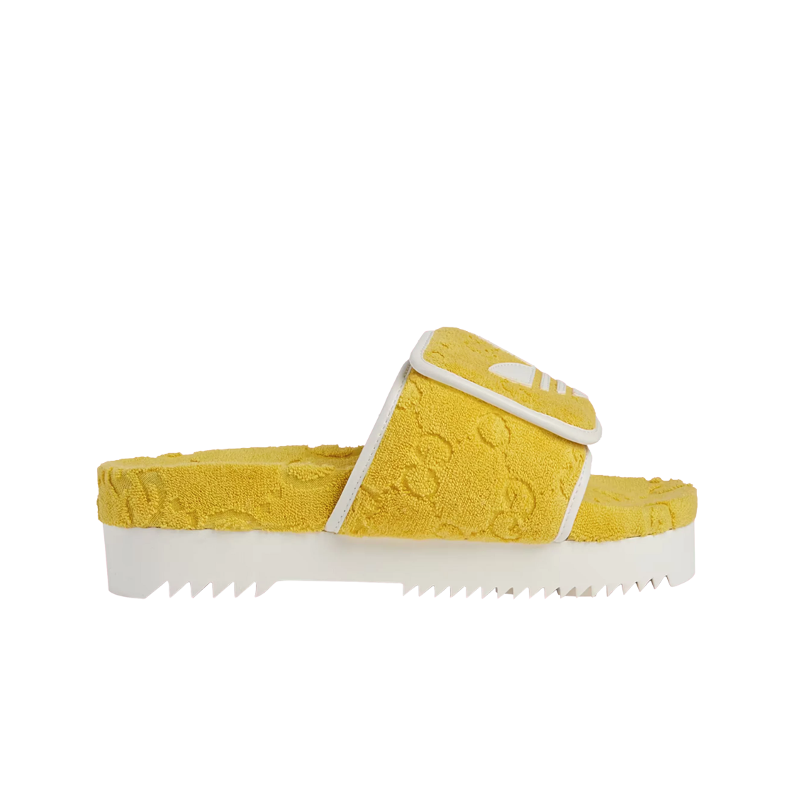 (W) 구찌 x 아디다스 슬라이드 샌들 옐로우 화이트((W) Gucci x Adidas Slide Sandal Yellow White)