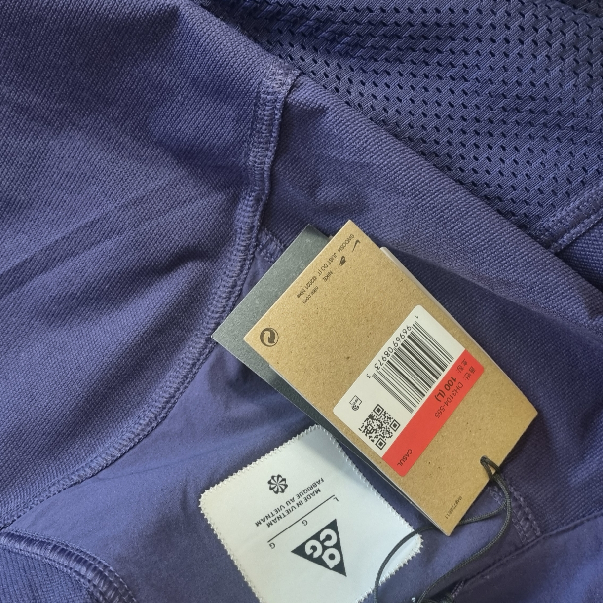 Nike ACG Sun Farer Jacket Purple Ink - Asia 착용 스타일 - 2