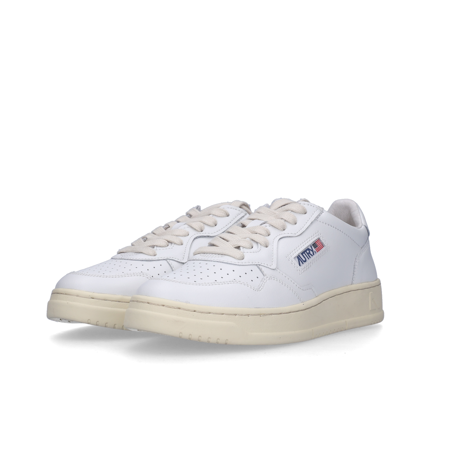 (W) Autry Medalist Low Leather Sneakers White