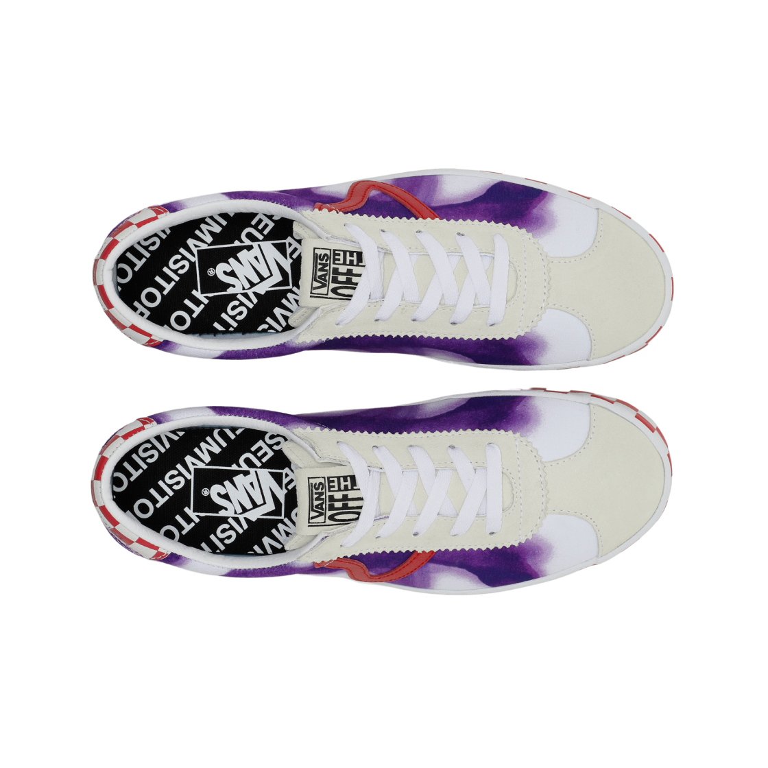Purple low top vans on sale
